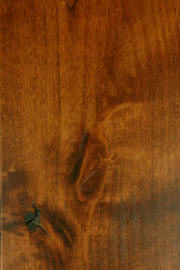 "Michael's Cherry" on knotty alder doors