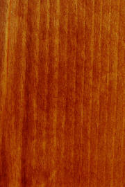 Knotty Pine doors with "FC 102 Royal Cherry" finish