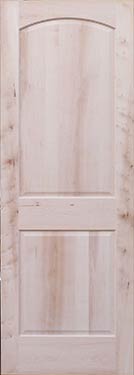 Hard Maple Arch 2-Panel Clearance Door