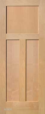 Knotty Alder 3-Panel Clearance Door