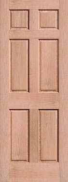 Cherry 6-Panel Clearance Door