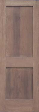 Maple with Coffee Finish 2-Panel Clearance Door