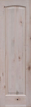 Rustic Soft Maple Arch 1-Panel Clearance Door