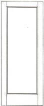 1- Light Glass interior door