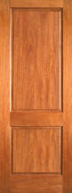 AAW-Series traditional 2 panel mahogany doors