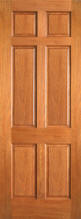 AAW-Series Traditional 6-panel Mahogany Doors