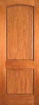 AAW-Series Arch 2-panel Mahogany Door