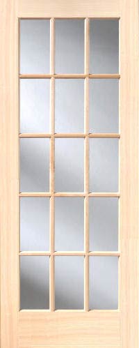 Poplar 15-Lite French Interior Door