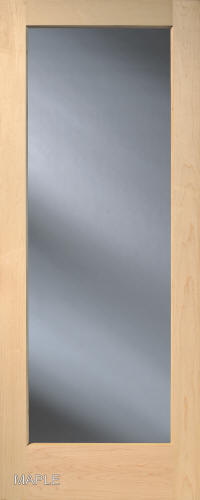 Maple French 1-Lite Interior Door