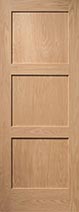 Typical Interior American Craftsman Doors with flat panels