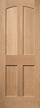 Typical Interior American Craftsman Doors with flat panels
