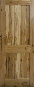 Hickory 4-Panel Interior Door