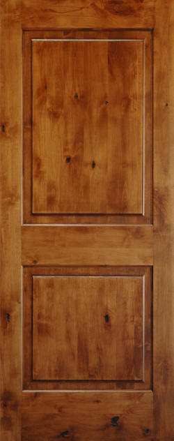 Knotty Alder 2 Panel Wood Doors Homestead Interior Doors