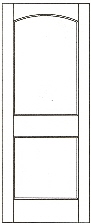 SWFP-2030 flat panel solid wood doors