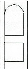 SWFP-2070 flat panel solid wood doors