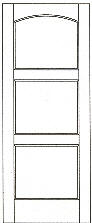 SWFP-3150  flat panel solid wood doors