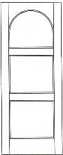 SWFP-3210  flat panel solid wood doors