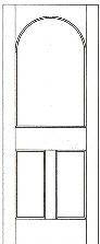 SWFP-3260 flat panel solid wood doors