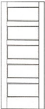 SWFP-5000 flat panel solid wood doors