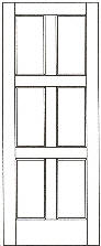 SWFP-6080 flat panel solid wood doors