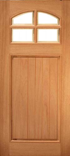 AAW-Series HTC-40 Mahogany Entry Door