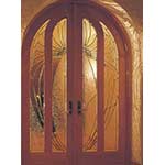 Double Entry Doors PC-Series Glass #398