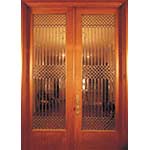 Exterior Double Doors PC-Series Glass #167