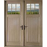 SIG-Series Craftsman Style Double Entry Doors