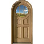 SIG-Series Round-Top Circle-Lite Custom Front Door Purcell