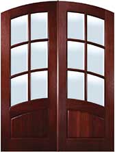 TDL ATD2 6light Mahogany Doors