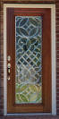 Savoy 1-light Mahogany_ExteriorDoor