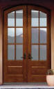 ExteriorMahoganyDoors_easedArch6light_GC-Series
