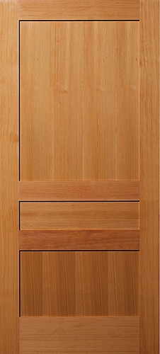 Vertical Grain Douglas Fir 3-panel Interior Wood Door