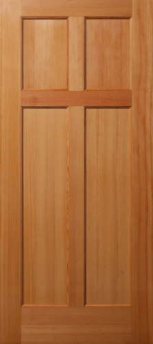Vertical Grain Douglas Fir Reverse 4-panel Interior Wood Door