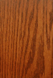 "Penn House" on plain red oak doors