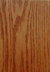 "S-14" on plain red oak doors