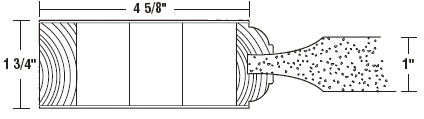 LEED Eco-Friendly 1-3/4" Raised Panel Green Door Profile