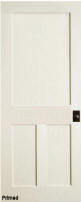 Reverse 3-Panel Interior Door (Primed)