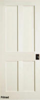 Traditional 4-Panel Interior Door (Primed)