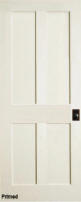 Traditional 4-Panel Interior Door (Primed)