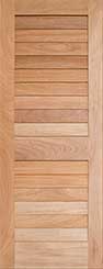 Custom Full Louver African Mahogany Door