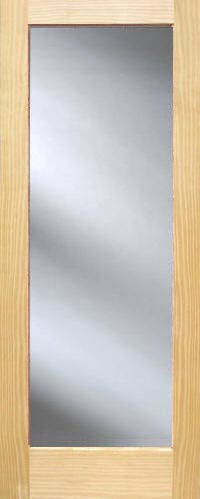 Pine Full View French Interior Door