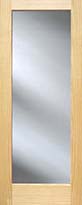 Pine 1-Lite Full View Interior Door