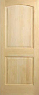 Cypress Arch 2 panel interior door