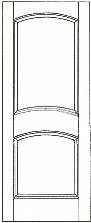 RP-2051 raised panel interior doors