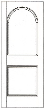 RP-2070 raised panel interior doors
