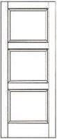 RP-3000 raised panel interior doors