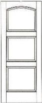 RP-3150 raised panel interior doors