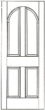 RP-4070 raised panel interior doors