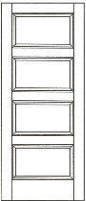 RP-4100 raised panel interior doors